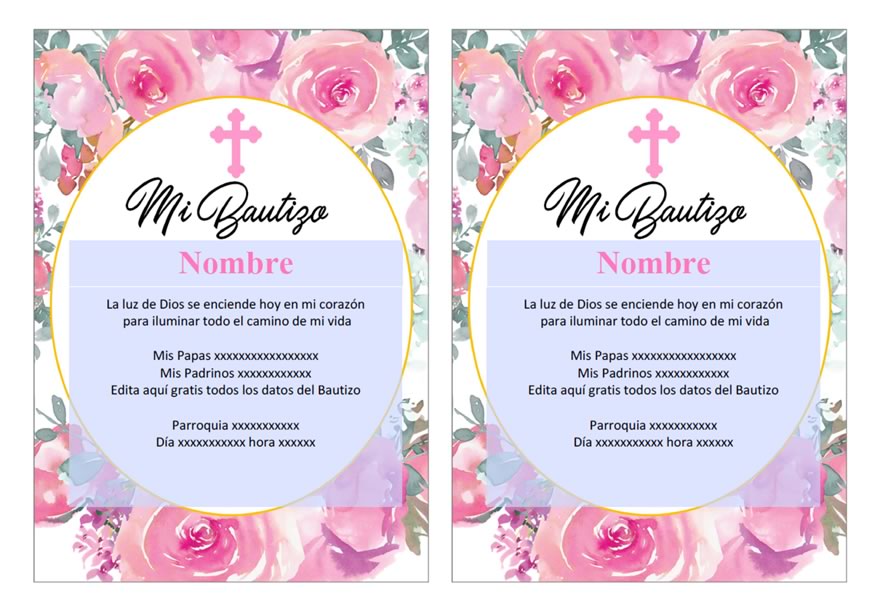 Cómo hacer invitaciones para bautizo