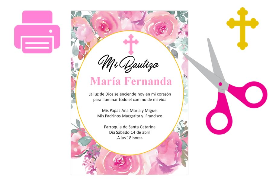 Cómo hacer invitaciones para bautizo