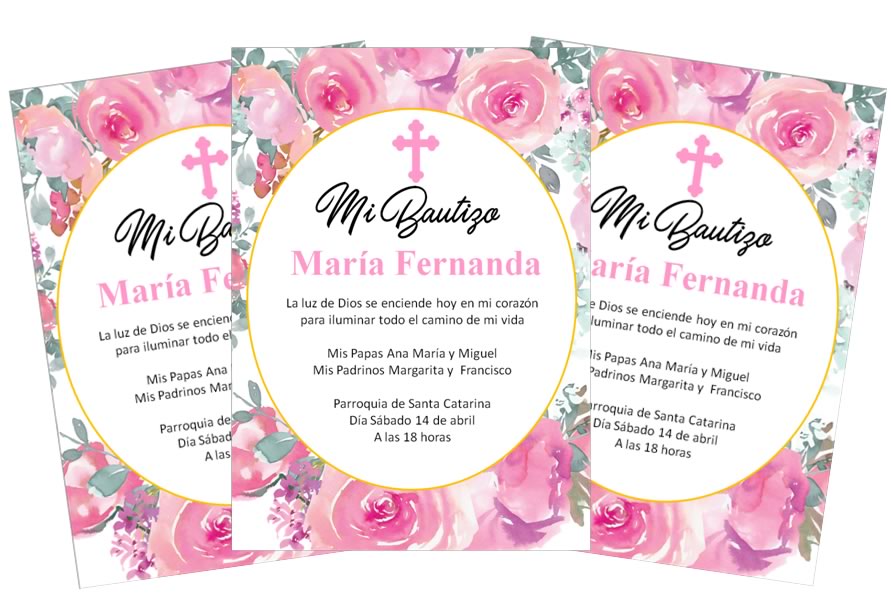 Cómo hacer invitaciones de bautizo