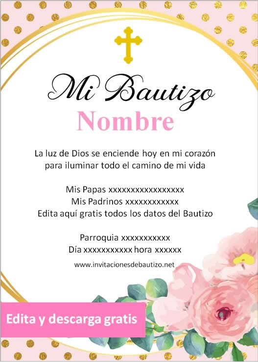 ▷ Las mejores Imágenes de Bautizo para invitaciones tarjetas【2020】